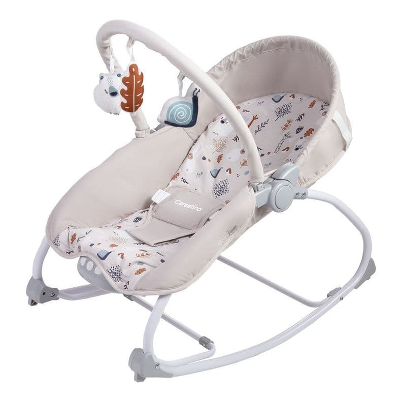 Silla Mecedora Bebe Carestino Rocker Beige Oscuro