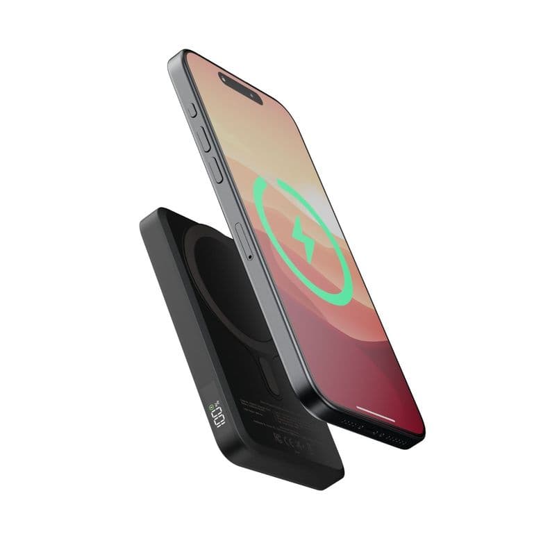 Bateria 5.000 mAh con carga magnetica 7.5W Xtorm Negro