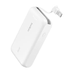 Bateria 10.000 mAh 20W PD con cable USB-C Belkin Blanco