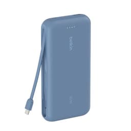 Bateria 20.000 mAh 30W PD con cable USB-C Belkin Azul