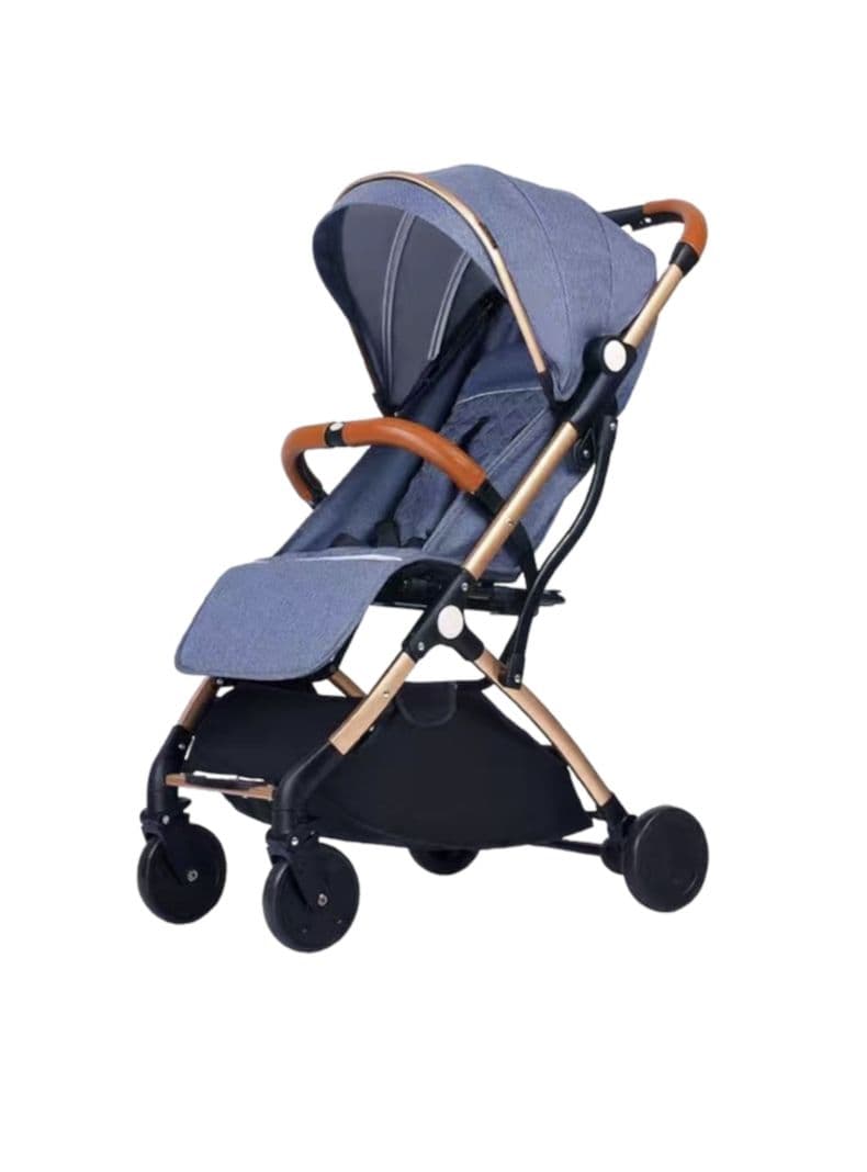 Coche De Paseo Compacto Accesorios Mini Azul LuBabycas