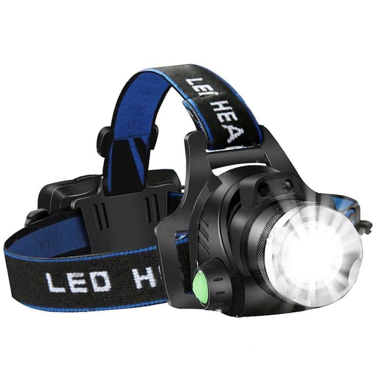 Linterna Frontal Cabeza Led Cintillo Minero Caza Recargable