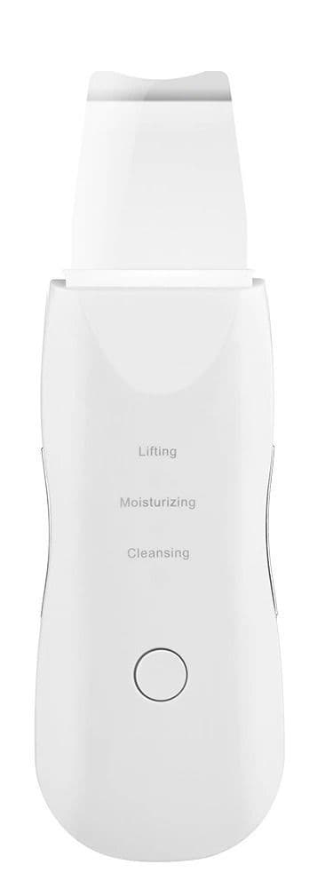Limpiador Facial Ultrasonico Espatula Peeling Hidratacion Limpieza Blanco
