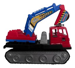 Juguete Camion Carga Excavadora Auto Carro Carros Ninos Carro Rojo