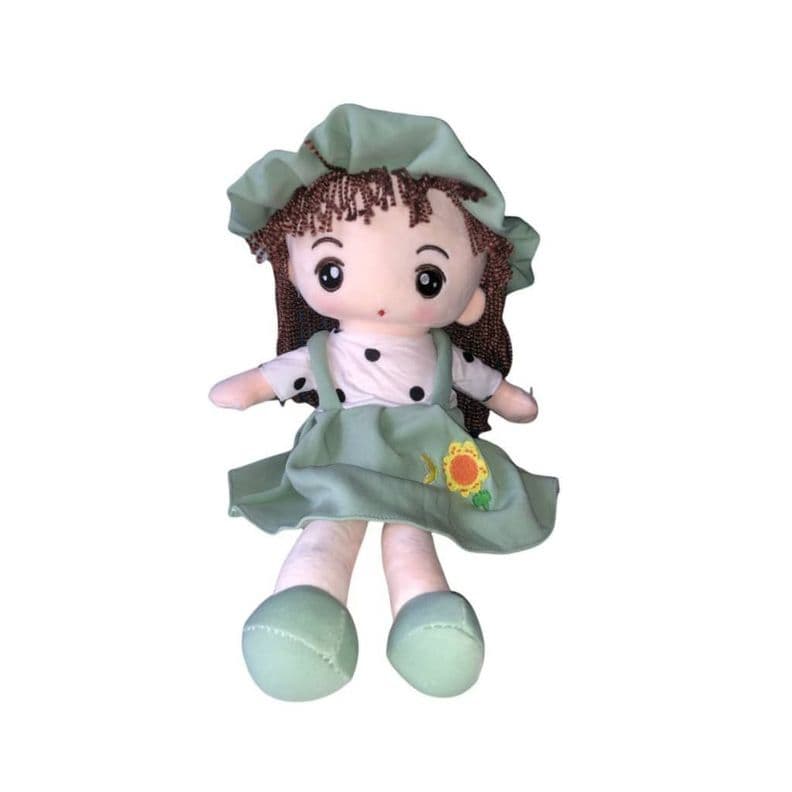 Peluche De Muneca De Trapo Tierno Suave Y Divertido Verde