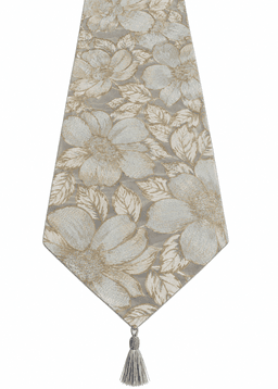 Mantel Camino De Mesa Tela Dorado Disenos 180x38cm Beige 0