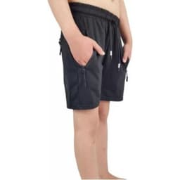Short Algodon Deportivo Ninos Bolsillos Cierre 258 Negro 12
