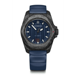 Reloj I.N.O.X. Carbon Automatico correa de caucho azul Victorinox