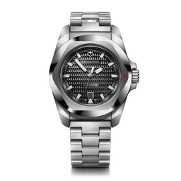 Reloj I.N.O.X. Automatico correa de acero inoxidable negro Victorinox