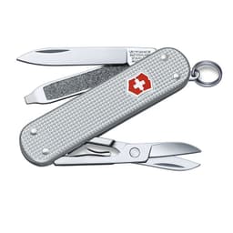 Navaja Classic Alox color Plata Victorinox Gris