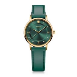 Reloj Urban Donnissima correa cuero verde Wenger