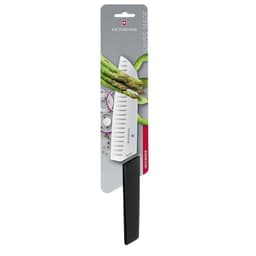 Cuchillo Santoku SwissModern negro 17cm Victorinox