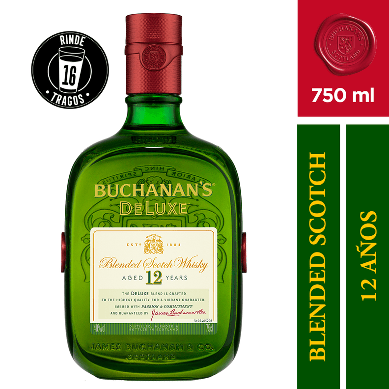 Whisky BuchananS 12 Anos 40 750Cc