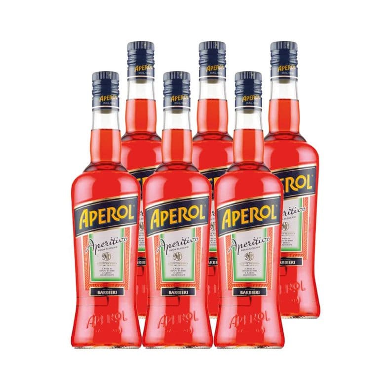 6x Licor Aperol Aperitivo 11 750cc