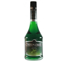 Licor Tres Plumas Licor De Menta 24 750Cc