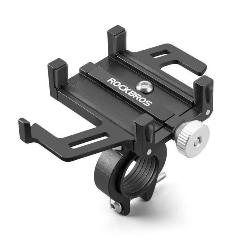 Soporte de Aluminio para celular para bicicleta y moto ROCKBROS 699 Negro