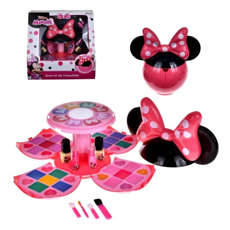 Cosmetiquero expandible Minnie clasico maquillaje y esmaltes
