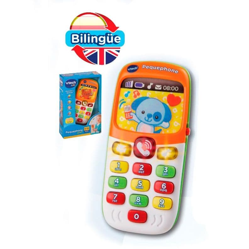 Pequephone VTECH juguete educativo para bebe bilingue
