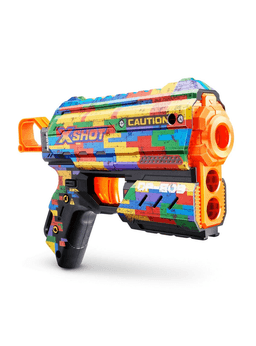Lanza Dardos Flux Skins Con 8 Dardos X-Shot - Striper