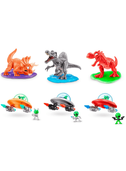 Huevo Smashers Dinosaurios V/S Aliens De Zuru
