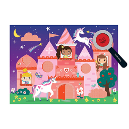 PUZZLE 42PCS DIBUJOS SECRETOS, CASTILLO UNICORNIO