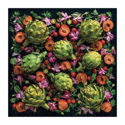 PUZZLE 500PCS, ALCACHOFA FLORAL