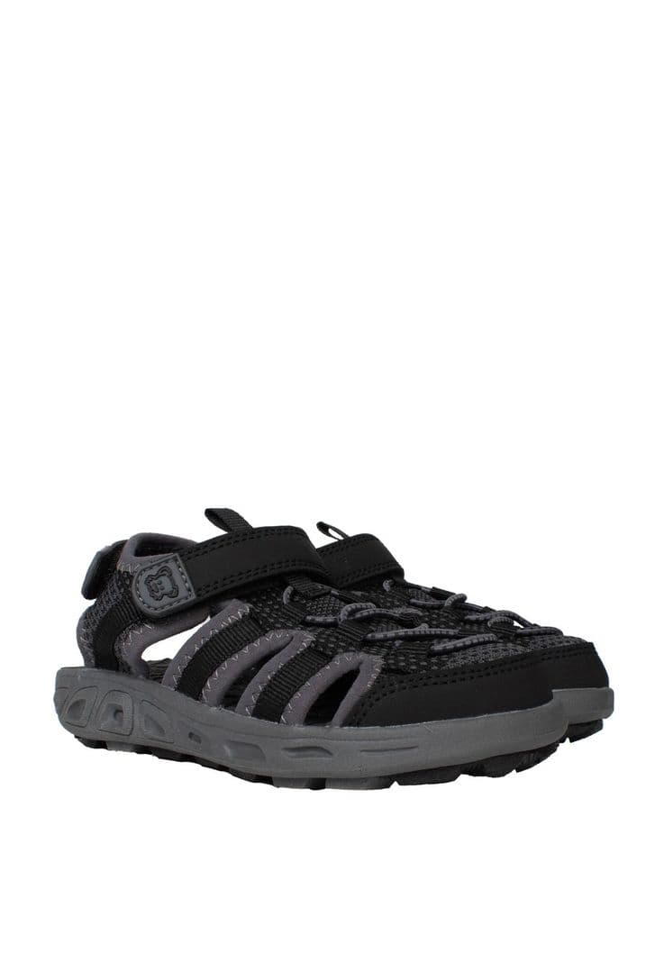 SandaliaOutdoor Bebe Nino Cerrada con Velcro Negro Pillin 24