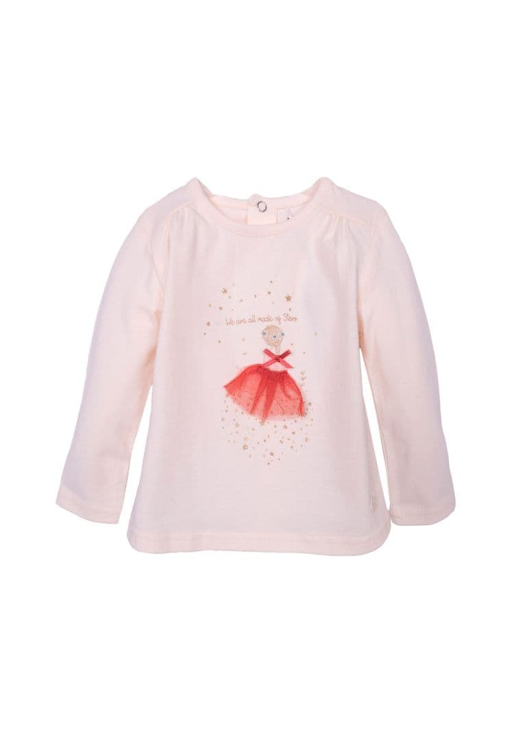 Polera Blanco Nina Pillin (PVD640-26CRE) 3-4 anos
