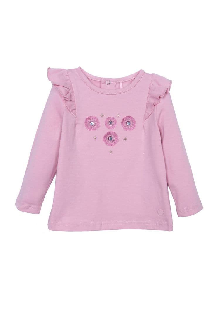 Polera Rosado Nina Pillin (PVD639-26RSO) 9 A 12 Meses