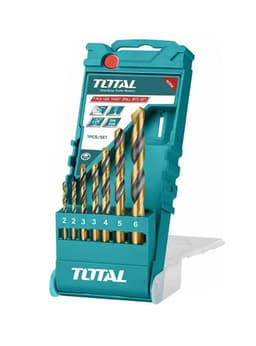 Brocas Para Metal 7 Piezas Total Tacsd0075