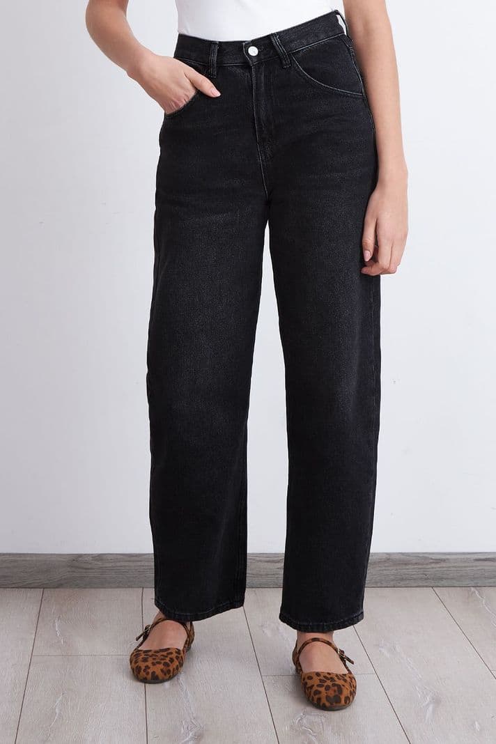 Jeans Barrel Negro Nicopoly 40