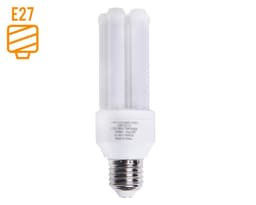 Ampolleta LED 13W E27 luz calida mini tubo Elfa.