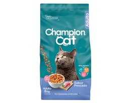Alimento seco gatos 8 kg pescado Champion Cat.