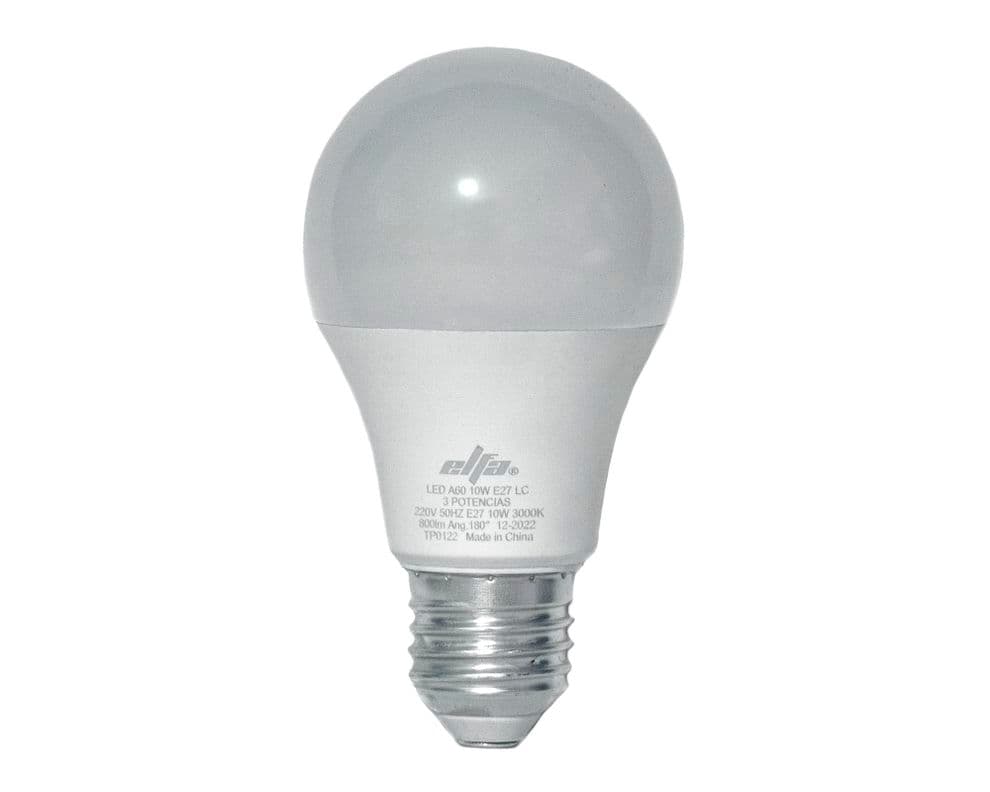 Ampolleta Led 10W E27 calida blanco