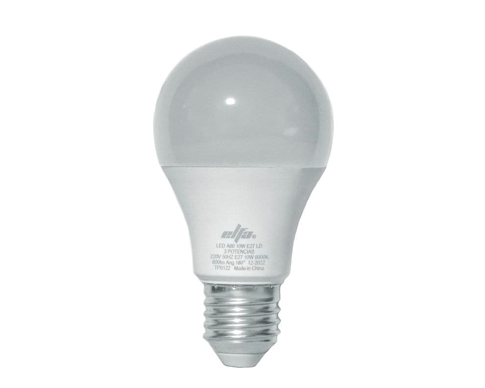 Ampolleta Led 10W E27 dia blanco