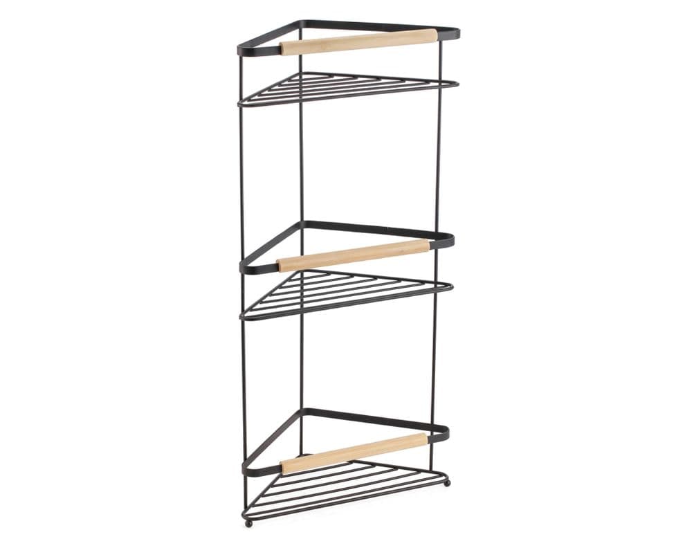 Organizador bano 3 pisos triangular
