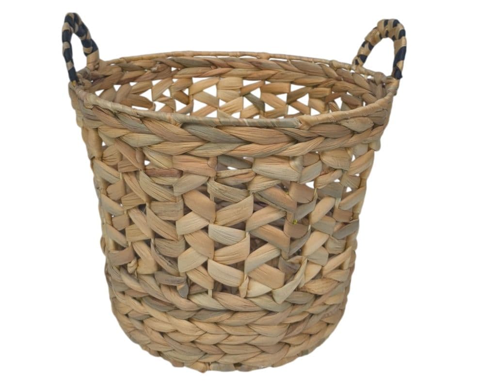 Canasto Fibra natural Asa rigida 35 cm