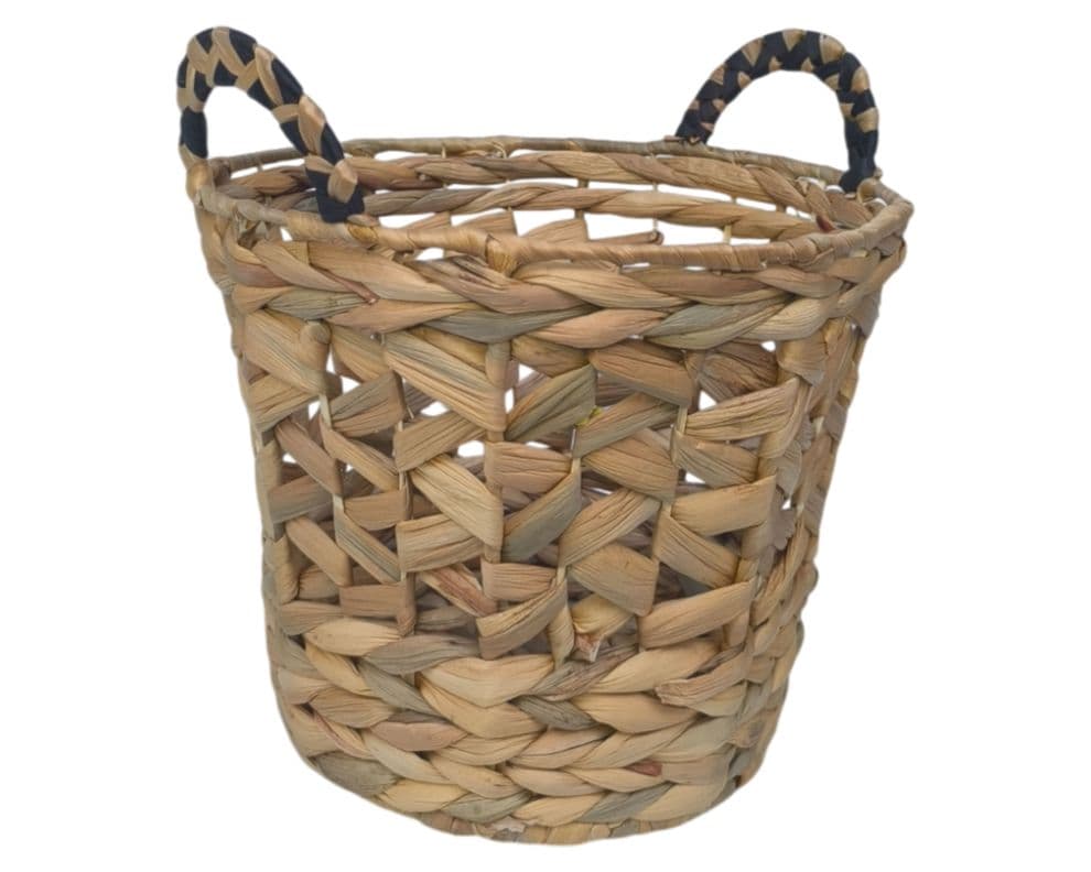 Canasto Fibra natural Asa rigida 30 cm