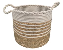 Canasto Fibra natural L 28 cm