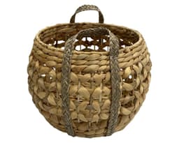 Canasto Fibra natural redondo 35 cm