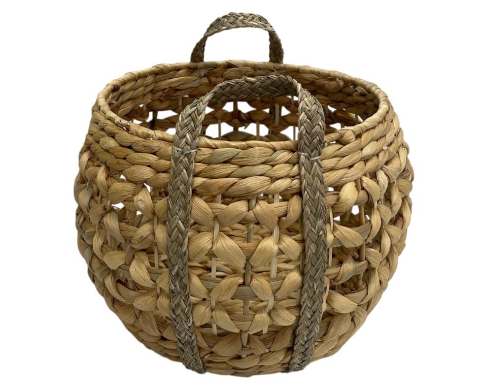 Canasto Fibra natural redondo 35 cm