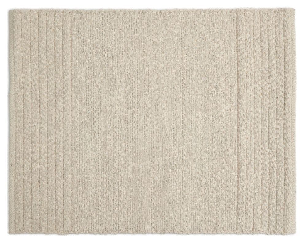 Alfombra Nido blanco 60x90 cm
