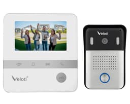 Videoportero Touch 4.3 blanco/gris