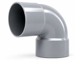 Codo sanitario gris 87.5 75 mm