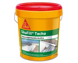 Pintura impermeabilizante 18 litros blanco Sikafill Techo Sika.