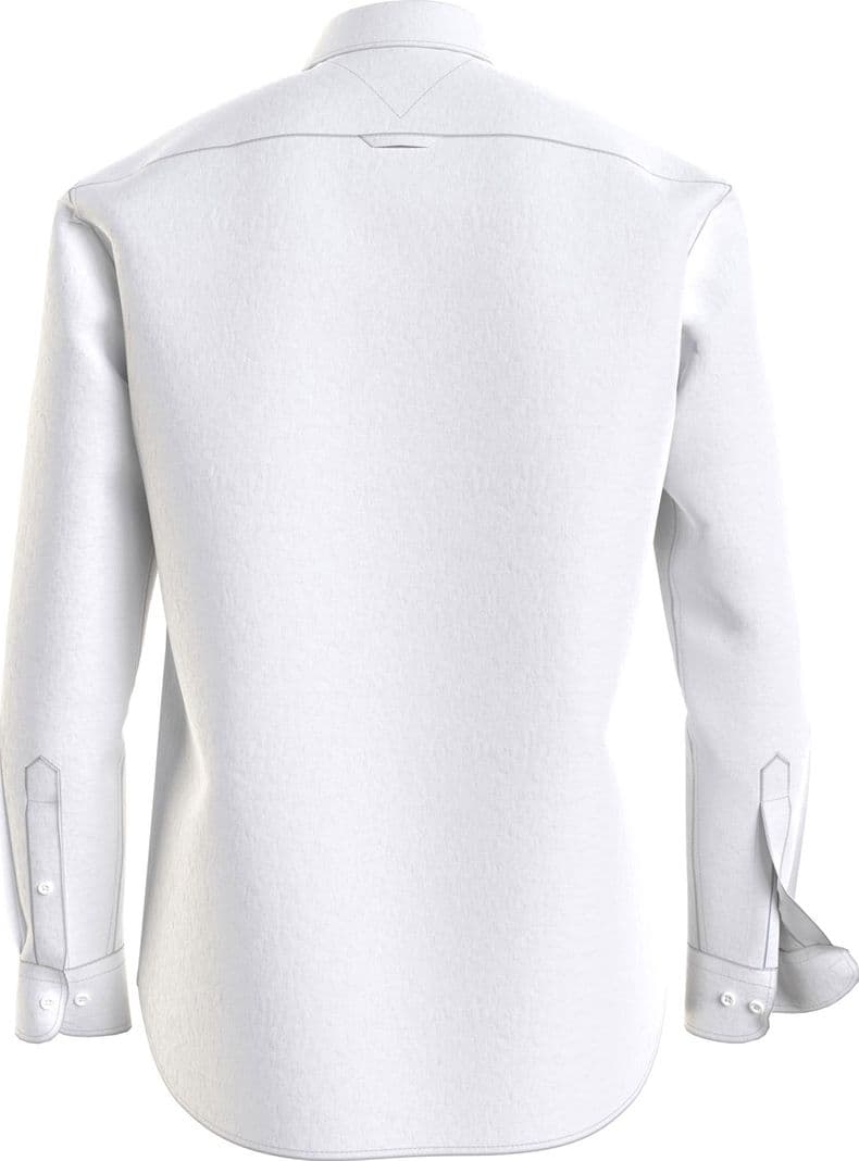 Camisa TH Regular Fit Casual Blanco S