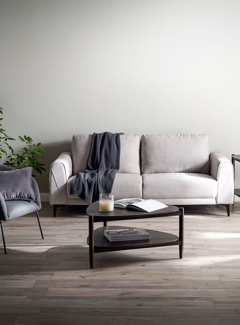 Sofa 3 Cuerpos Padua Gris Claro