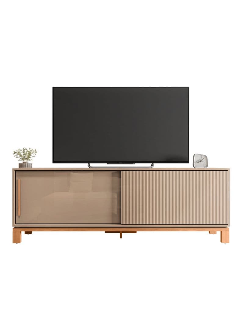 Mesa para TV 65" Mondrian 1.8m Gris