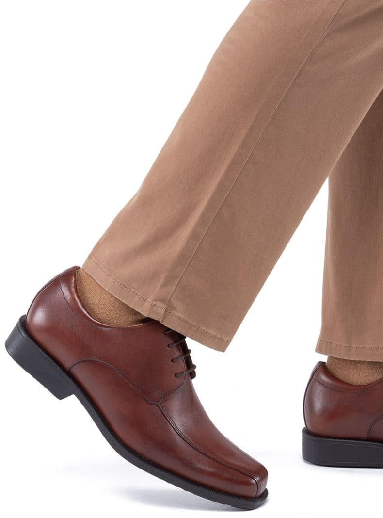 Zapato Formal Cleveland 35795 Cuero Hombre Cafe 40
