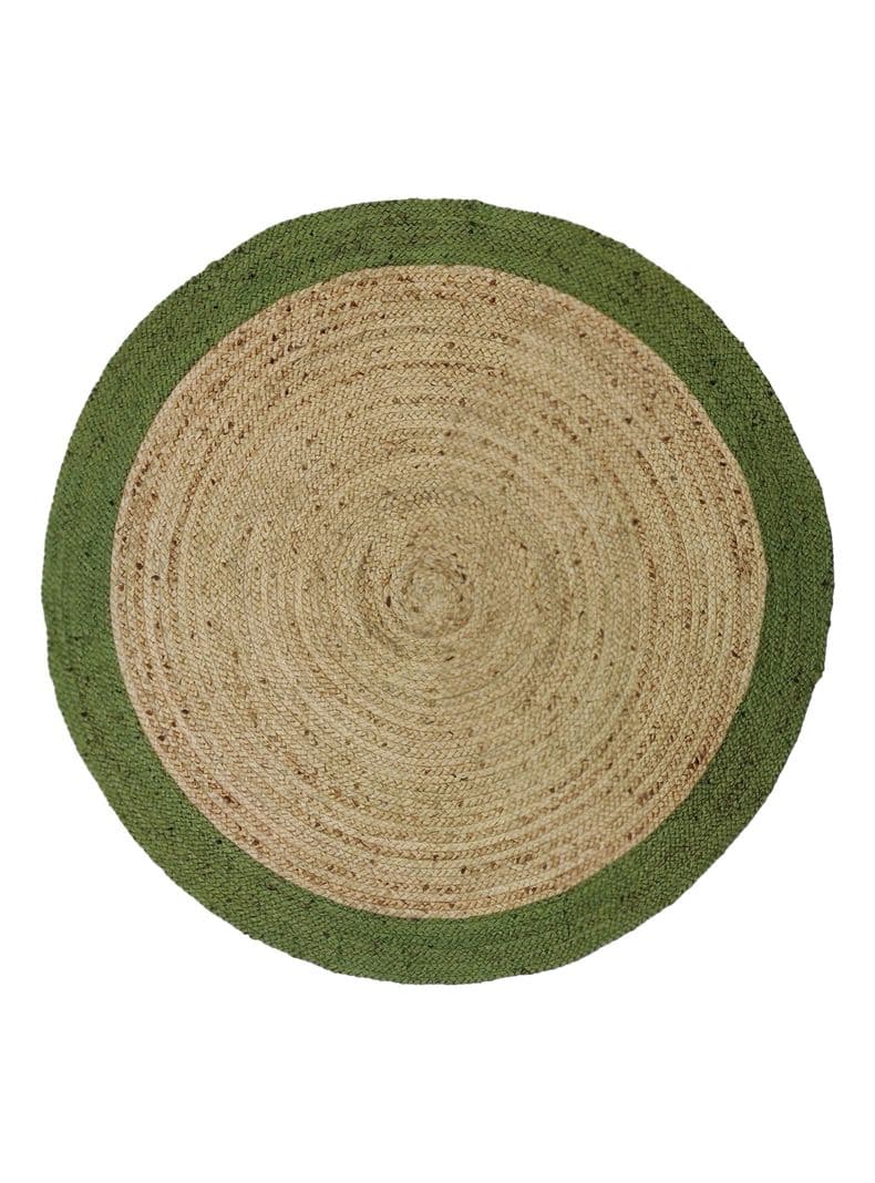 Alfombra Jute Redonda Cancun 150x150 cm Verde